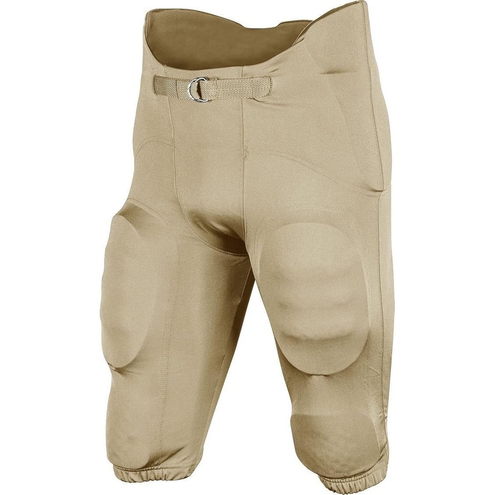 Champro Adult Terminator 2 Integrated Football Pants w/ Pads - Vegas Gold - S